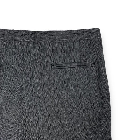 Vintage Christian Dior Monsieur Gray Striped Two Piece Suit TINY FLAW - Picture 13 of 14